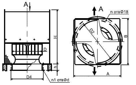 Схема и чертеж ВКРН-А/Б-8ДУ-6